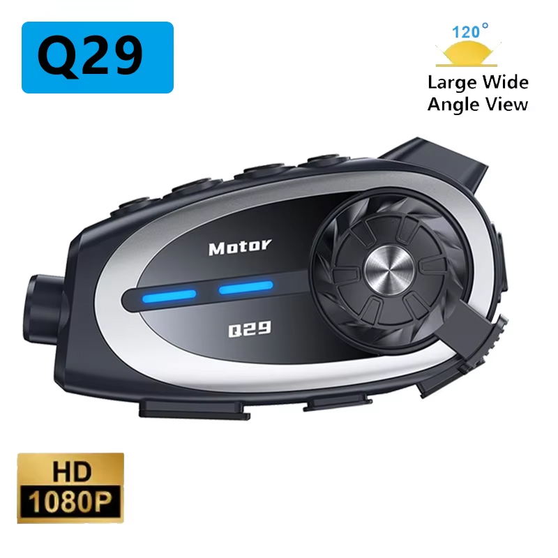 Helmet Communication System Camera - Q29 casque de moto interphone Bluetooth