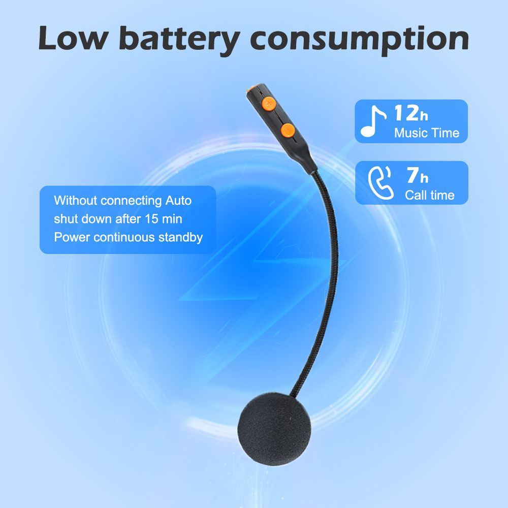 Helmet Bluetooth Headset Waterproof - Casque de moto Kihous à une