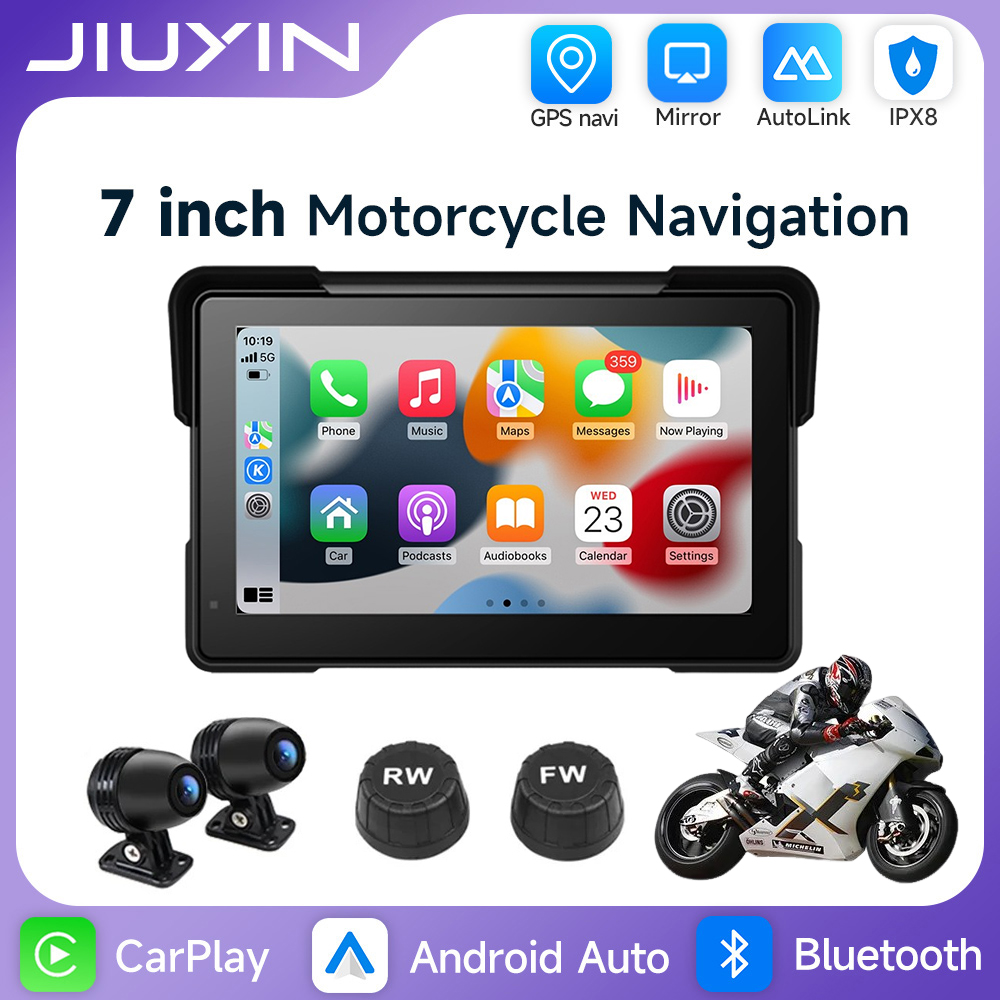 Motorcycle Gps Navigator Waterproof - Lecteur multimédia pour moto de 7