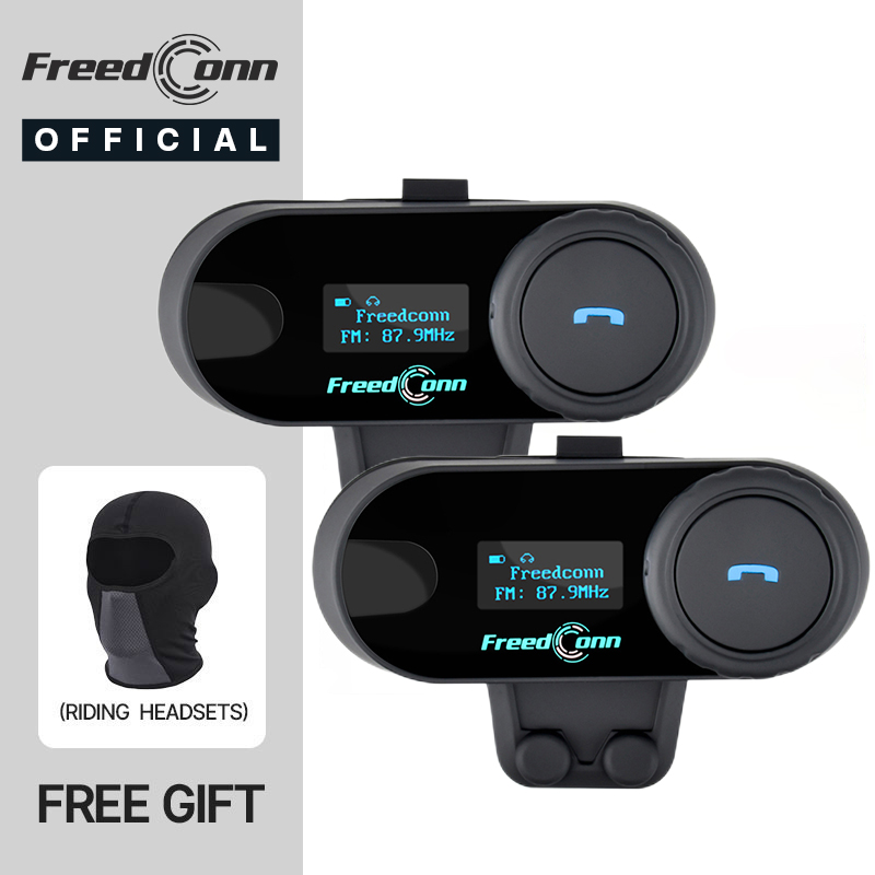 Motorcycle Intercom With Fm Radio - FreedConn T Com Sc Intercom Bluetooth