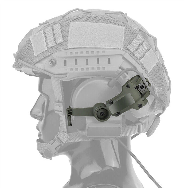 Helmet Headset Noise Cancellation - Adaptateur de rail pour casque, compatible
