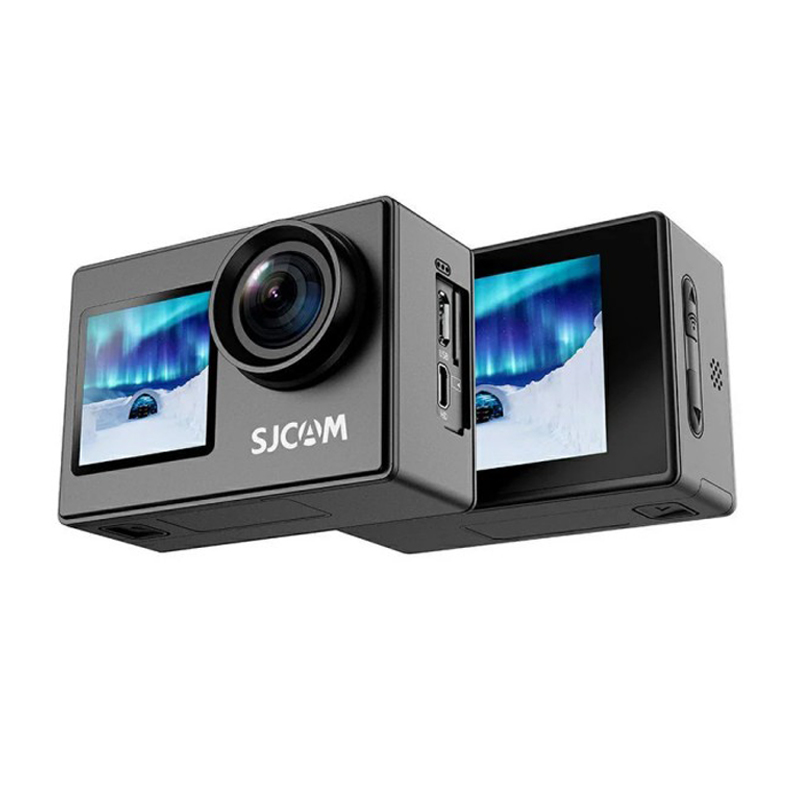 Helmet Camera 4K Wifi - Caméra de casque double écran SJ4000