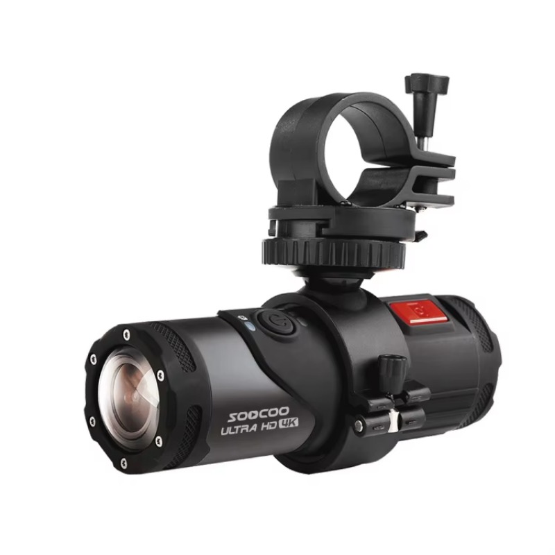 Helmet Camera 4K Wifi - Caméra d'action étanche WiFi 4K, caméra