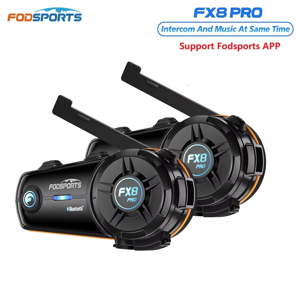 Motorcycle Intercom Mesh 2000M - 2pcs fodsports fx8 pro interphone de