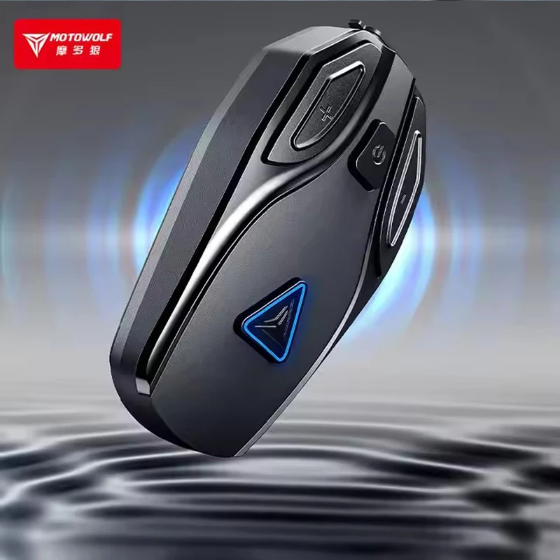 Helmet Bluetooth Headset Waterproof - Casque de moto avec casque Bluetooth