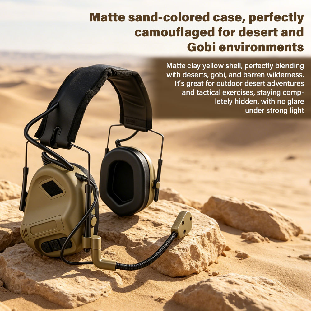 Helmet Headset Noise Cancellation - Casque tactique de communication avec réduction