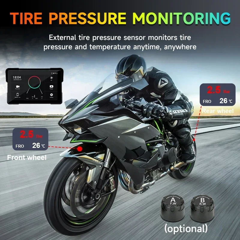 GPS de navigation portable pou - Motorcycle Gps Navigator Waterproof avis et prix