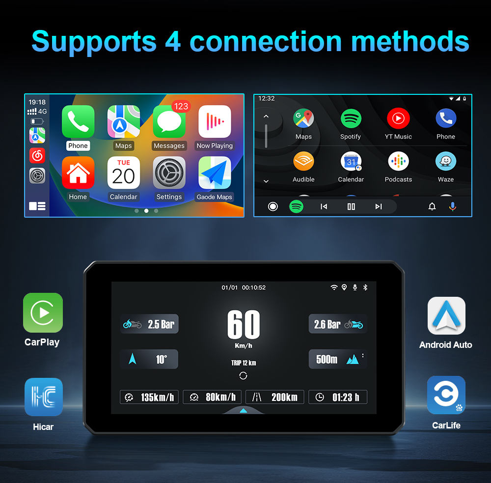 Navigation GPS portable pour m - Motorcycle Gps Navigator Waterproof avis et prix