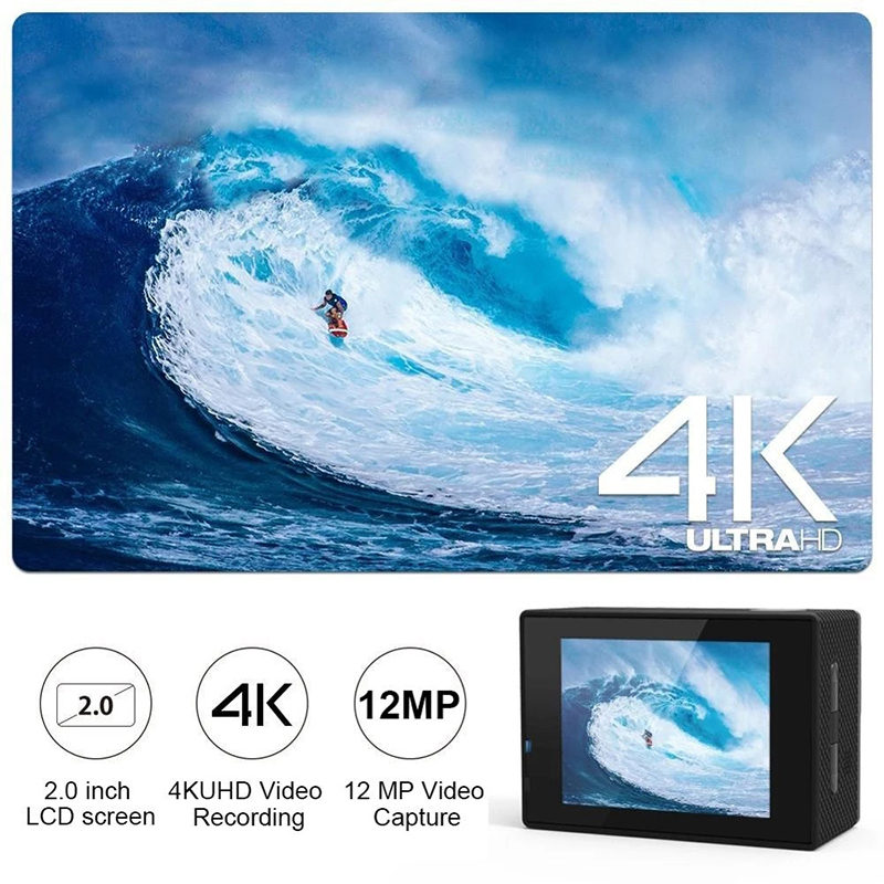Caméra d'action 4K 1080P/30FPS - Helmet Communication System Camera avis et prix
