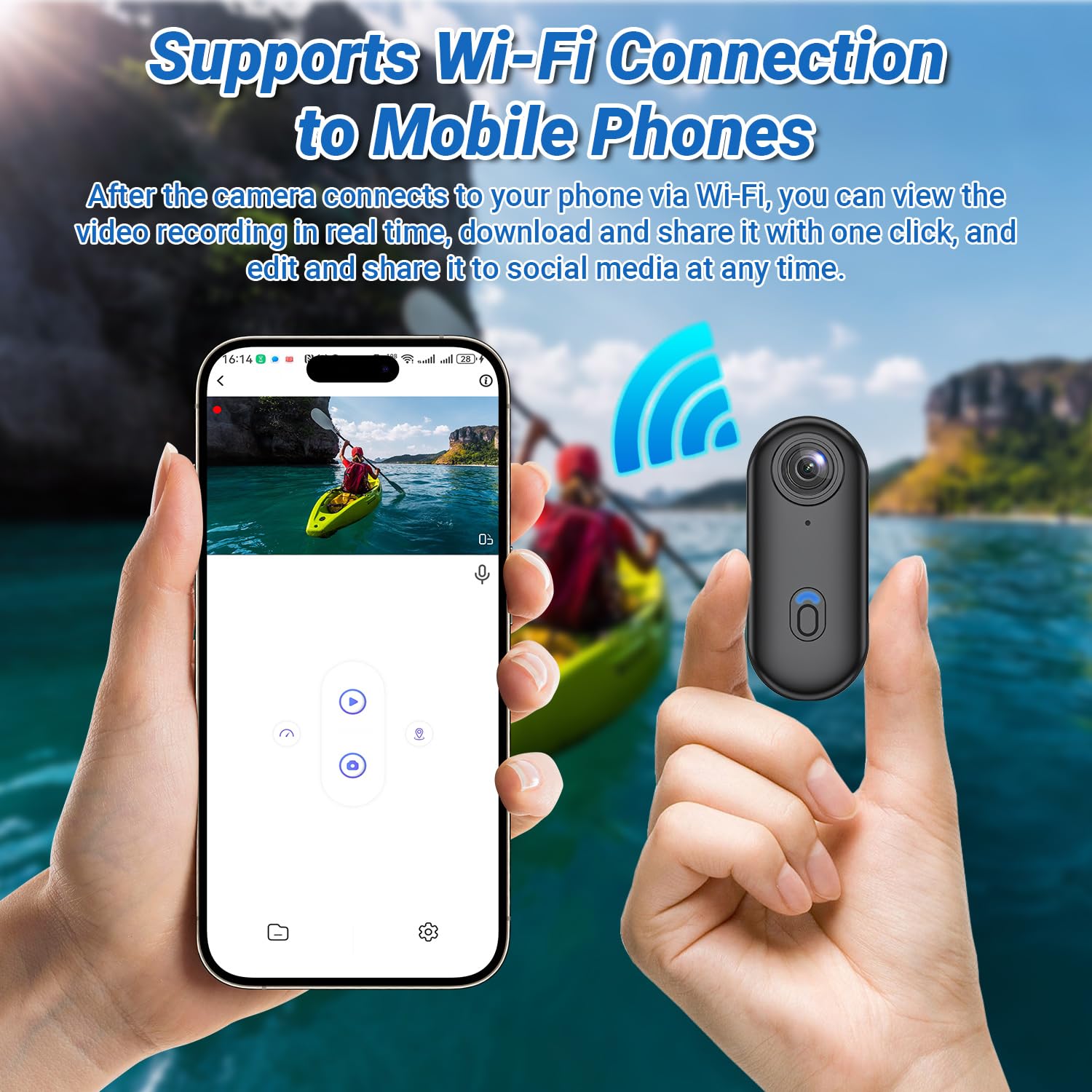 Caméras d'action 4K FHD 1080P, - Helmet Communication System Camera avis et prix