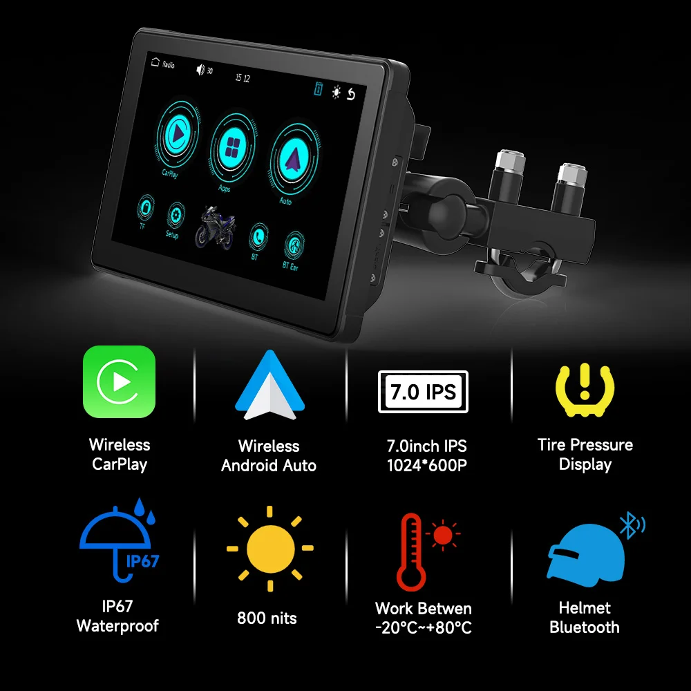 Lecteur multimédia pour moto d - Motorcycle Gps Navigator Waterproof avis et prix