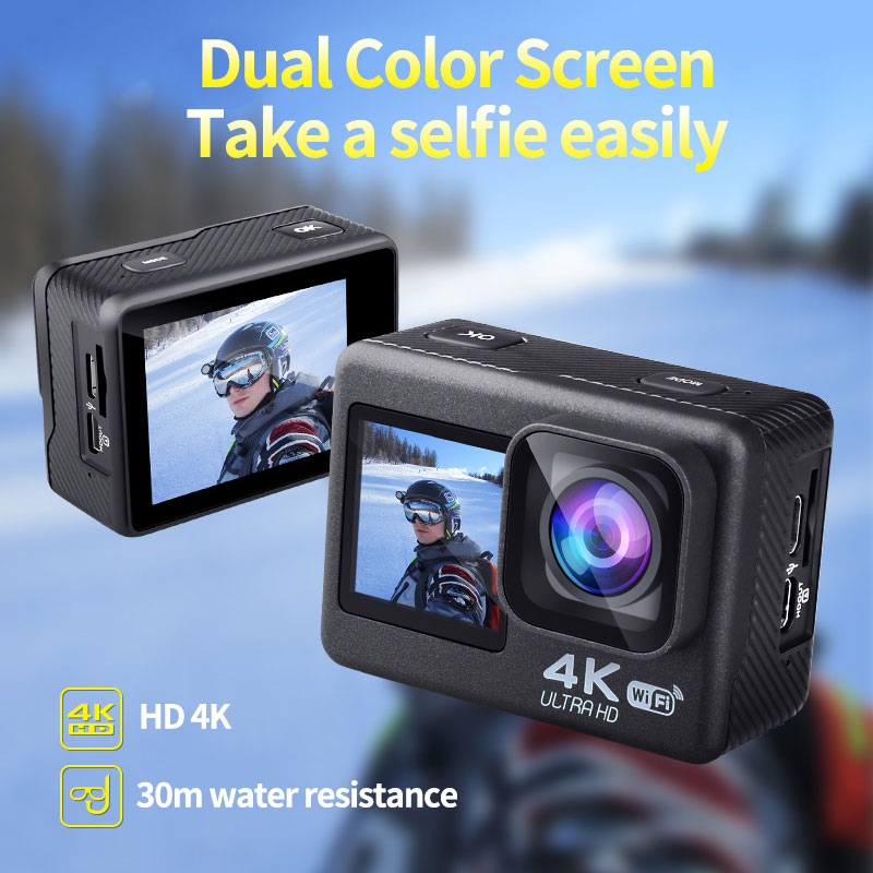 Caméra d'action Ultra HD 4K, W - Helmet Camera 4K Wifi avis et prix