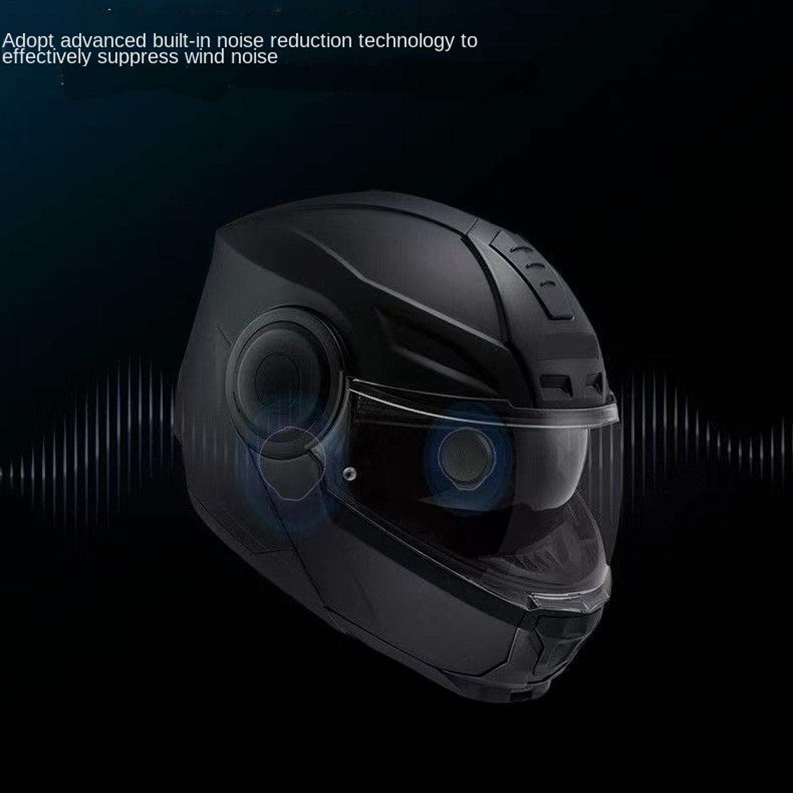 Casque de moto avec écouteurs  - Helmet Headset Noise Cancellation avis et prix