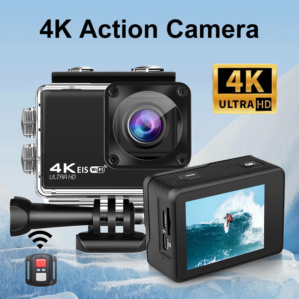 Caméra d'action anti-trembleme - Helmet Camera 4K Wifi avis et prix