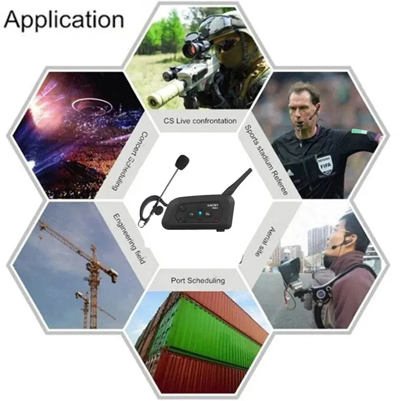 Casque d'arbitre de football X - Bluetooth Headset Helmet 1000M avis et prix