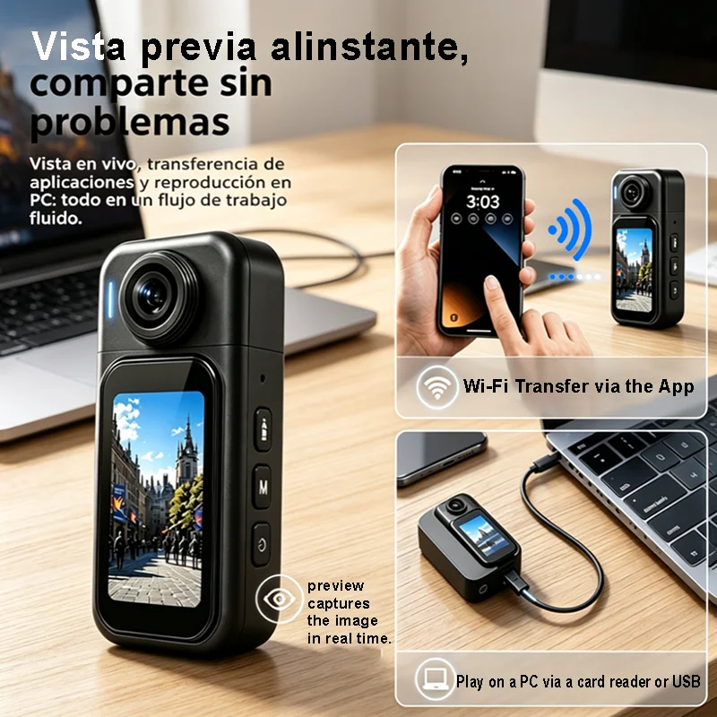 Mini caméra sportive d'extérie - Helmet Camera 4K Wifi avis et prix