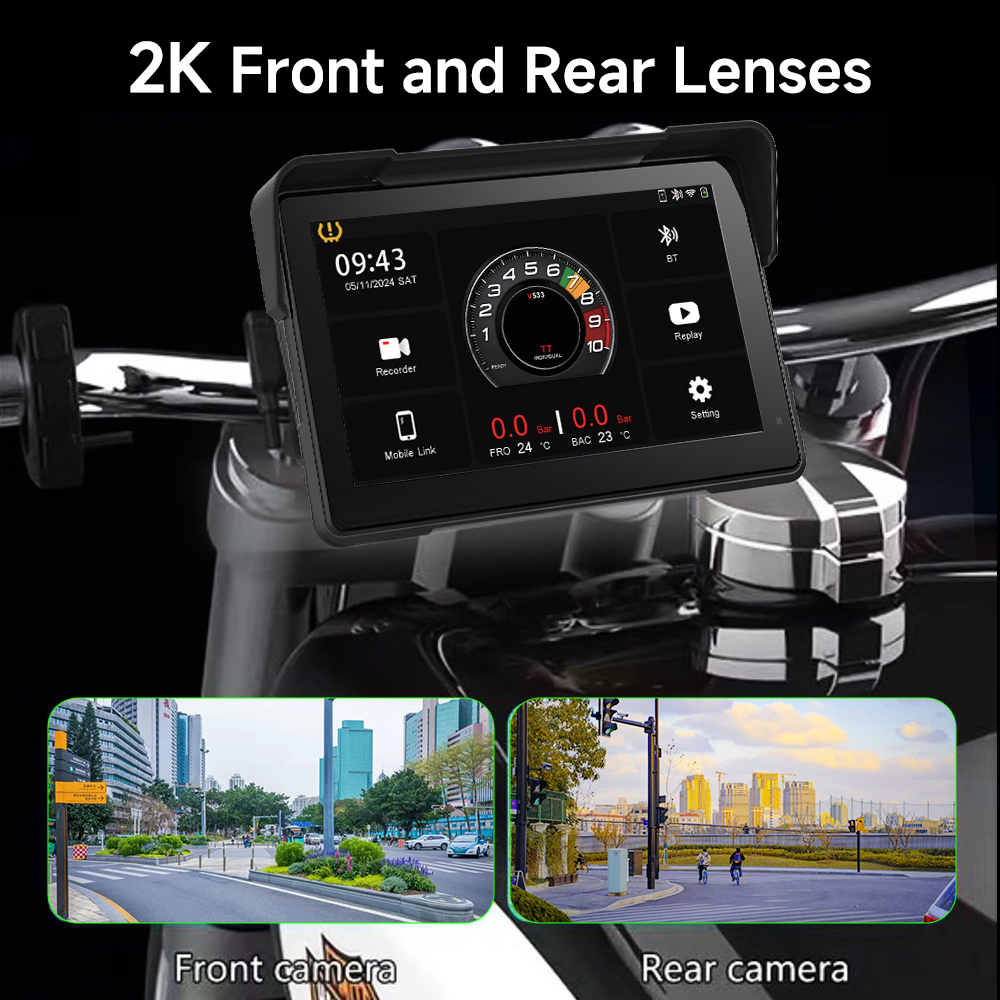Lecteur multimédia pour moto 7 - Motorcycle Gps Navigator Waterproof avis et prix