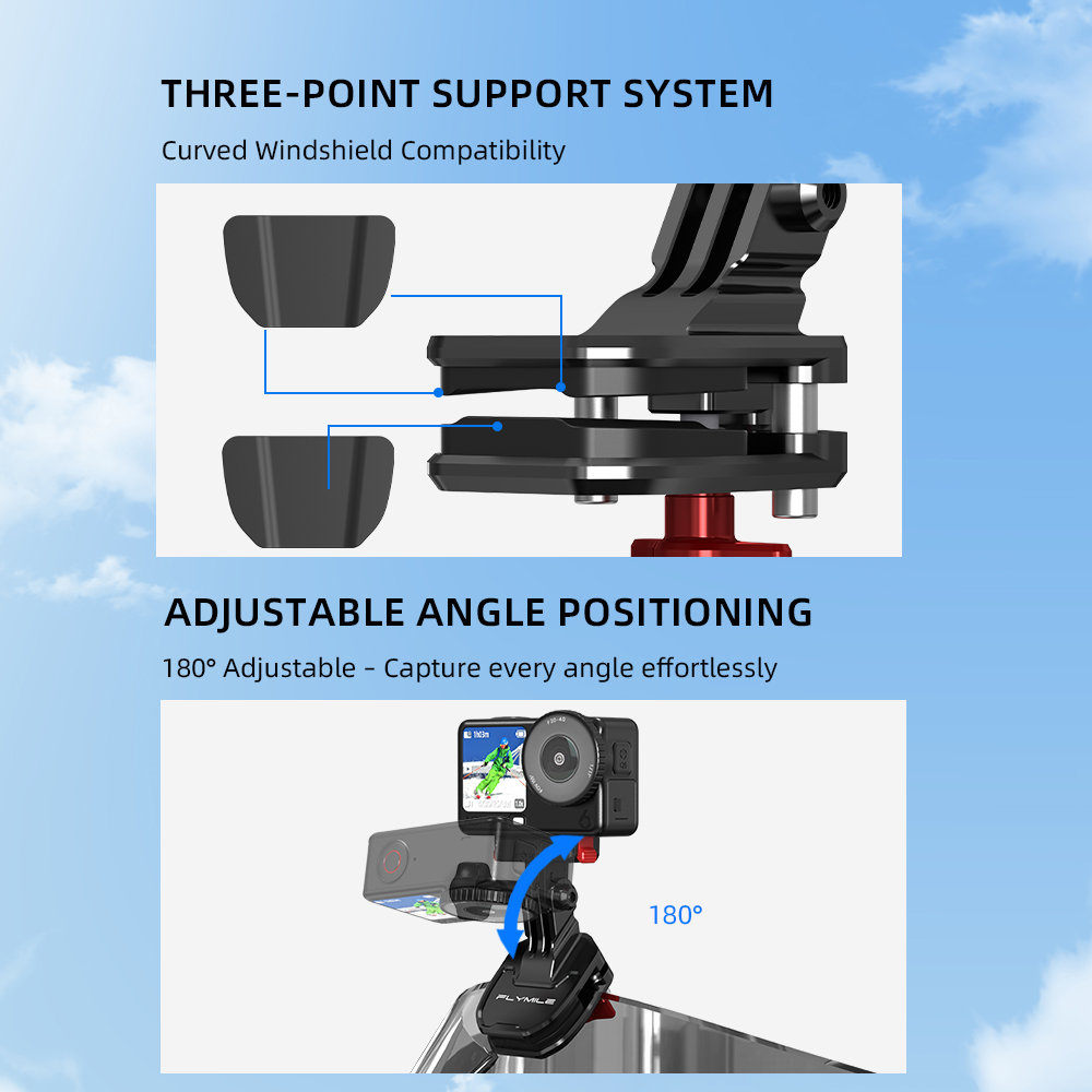 Support de caméra pour pare-br - Helmet Communication System Camera avis et prix