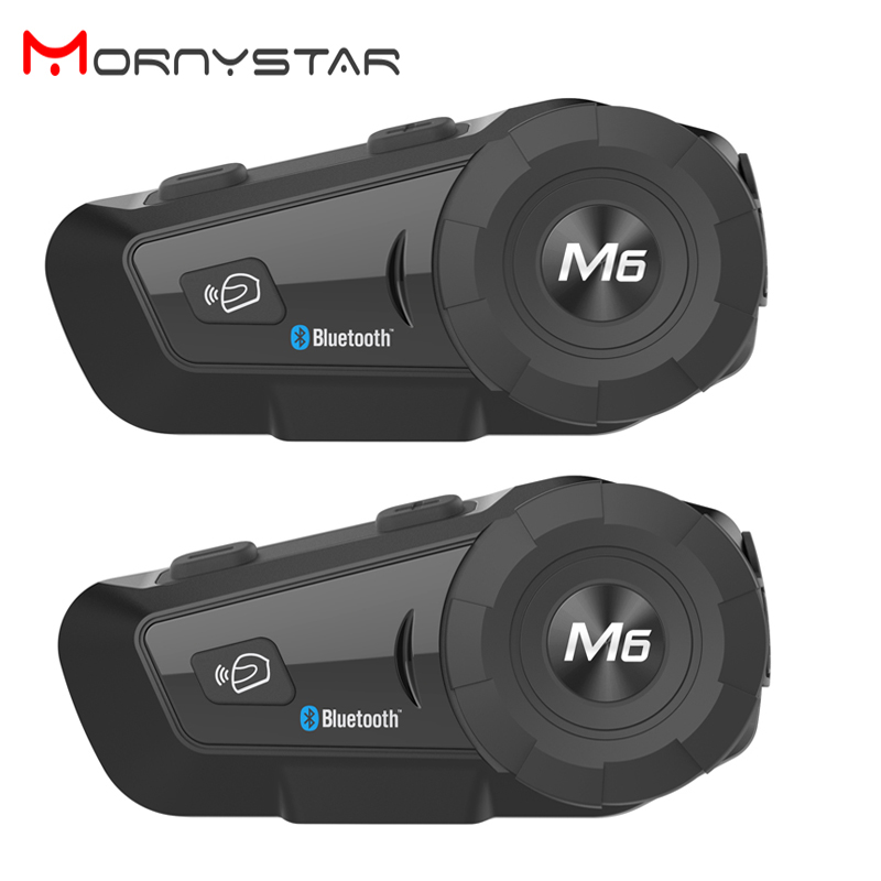 2 pièces MONYSTAR M6 Plus 1000 - Motorcycle Intercom With Fm Radio avis et prix