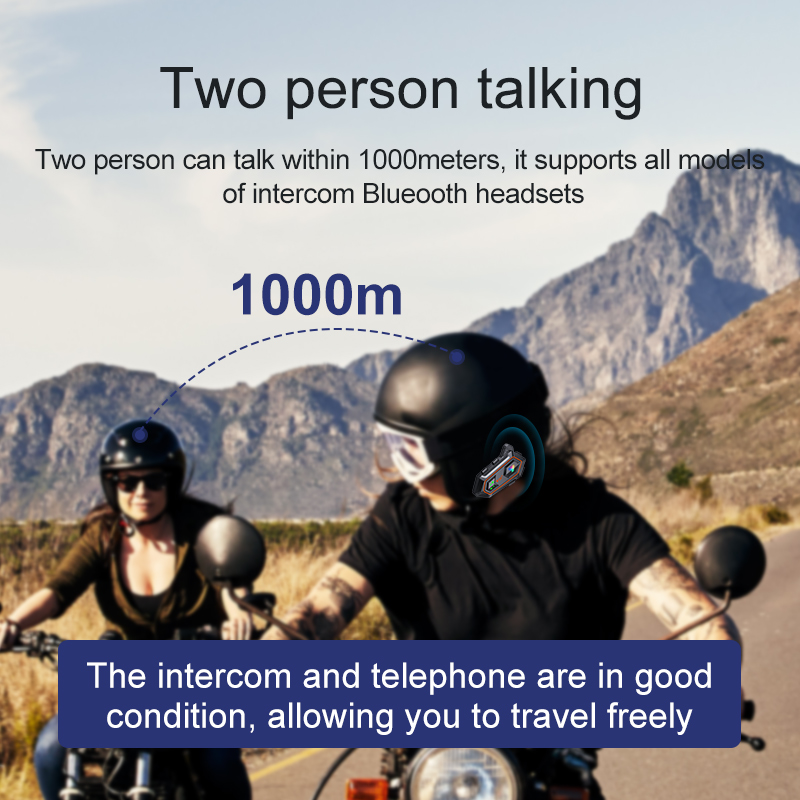 Y20 2X casque de moto interpho - Helmet Bluetooth Headset Waterproof avis et prix