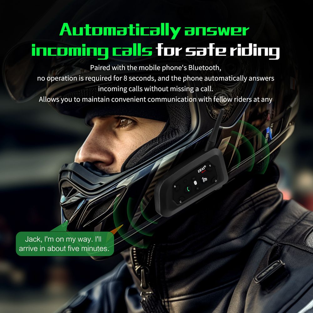 EJEAS V6 PRO + Moto Interphone - Motorcycle Helmet Intercom 6 Rider avis et prix