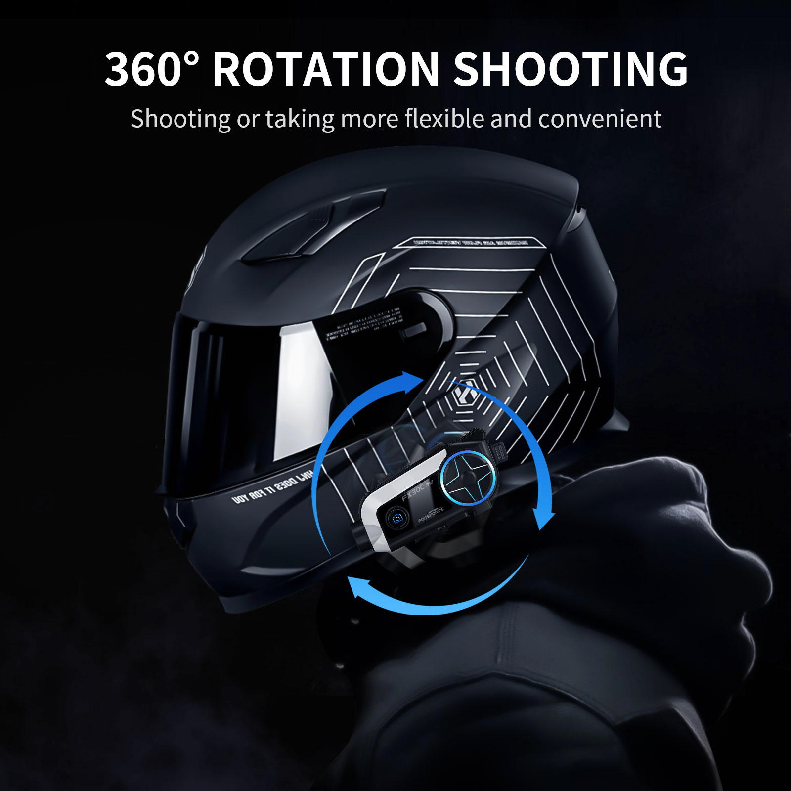 Fodsports-Interphone Bluetooth - Helmet Communication System Camera avis et prix