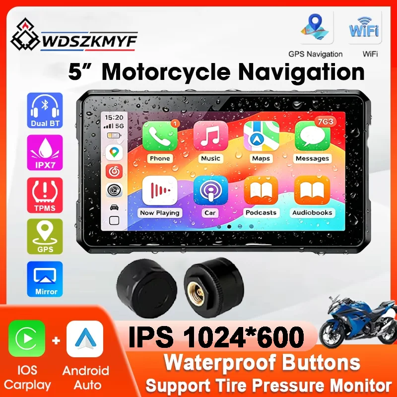Nouvel écran Carplay pour moto - Motorcycle Gps Navigator Waterproof avis et prix