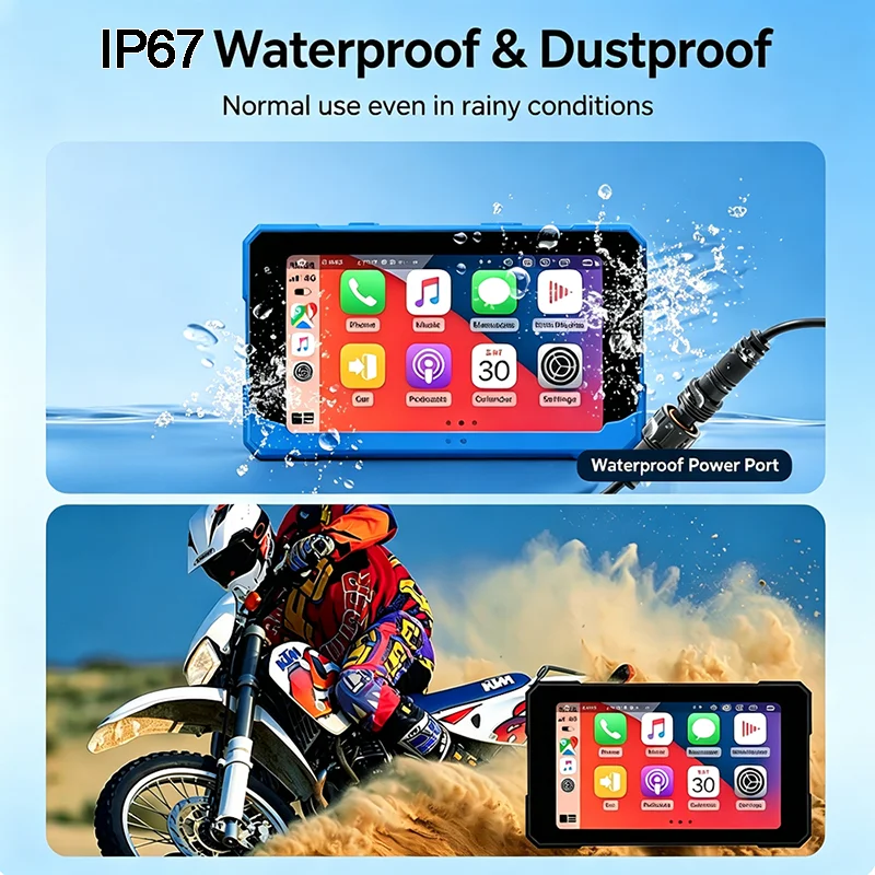 Nouvel écran Carplay pour moto - Motorcycle Gps Navigator Waterproof avis et prix