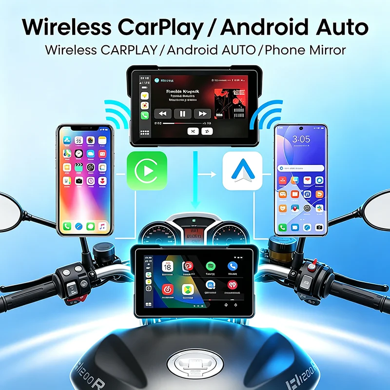 Nouvel écran Carplay pour moto - Motorcycle Gps Navigator Waterproof avis et prix