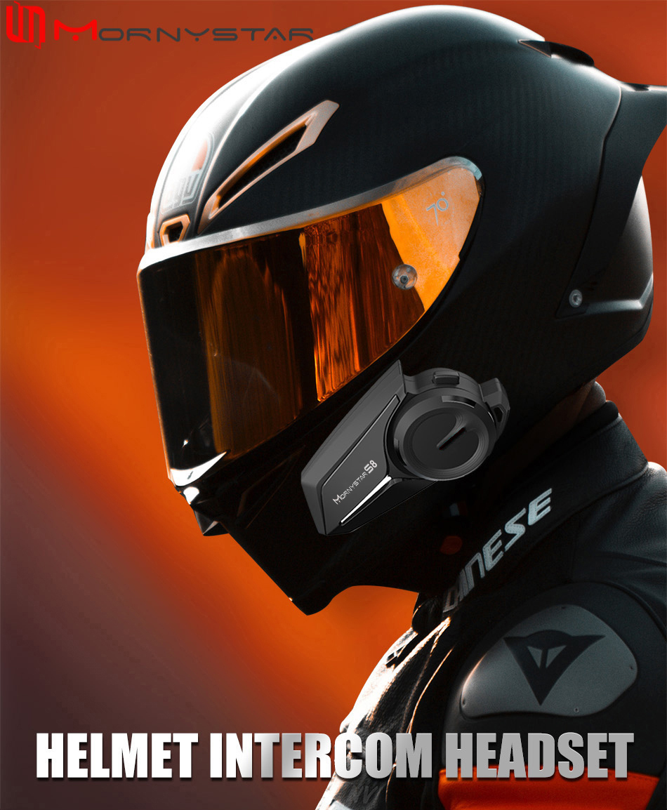 Mornystar S8 interphone Blueto - Motorcycle Intercom Mesh 2000M avis et prix