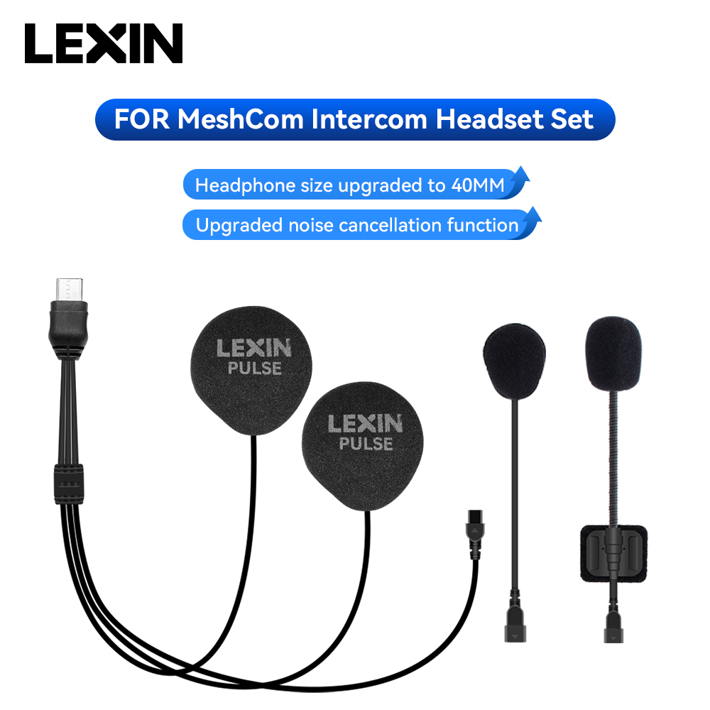 LEXIN-MeshCom Intercom Mesh av - Helmet Headset Noise Cancellation avis et prix