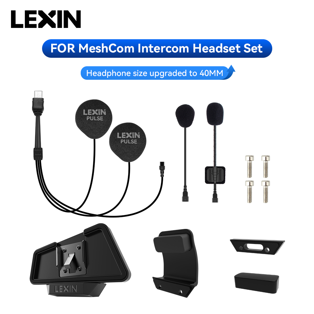 LEXIN-MeshCom Intercom Mesh av - Helmet Headset Noise Cancellation avis et prix
