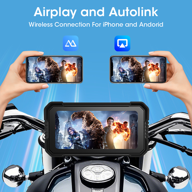 Jansite, écran de 6,25 pouces  - Motorcycle Gps Navigator Waterproof avis et prix