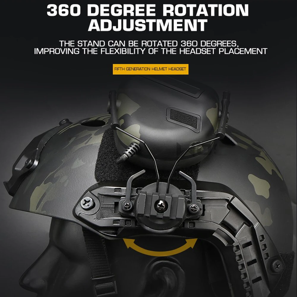 Casque tactique casque antibru - Helmet Headset Noise Cancellation avis et prix