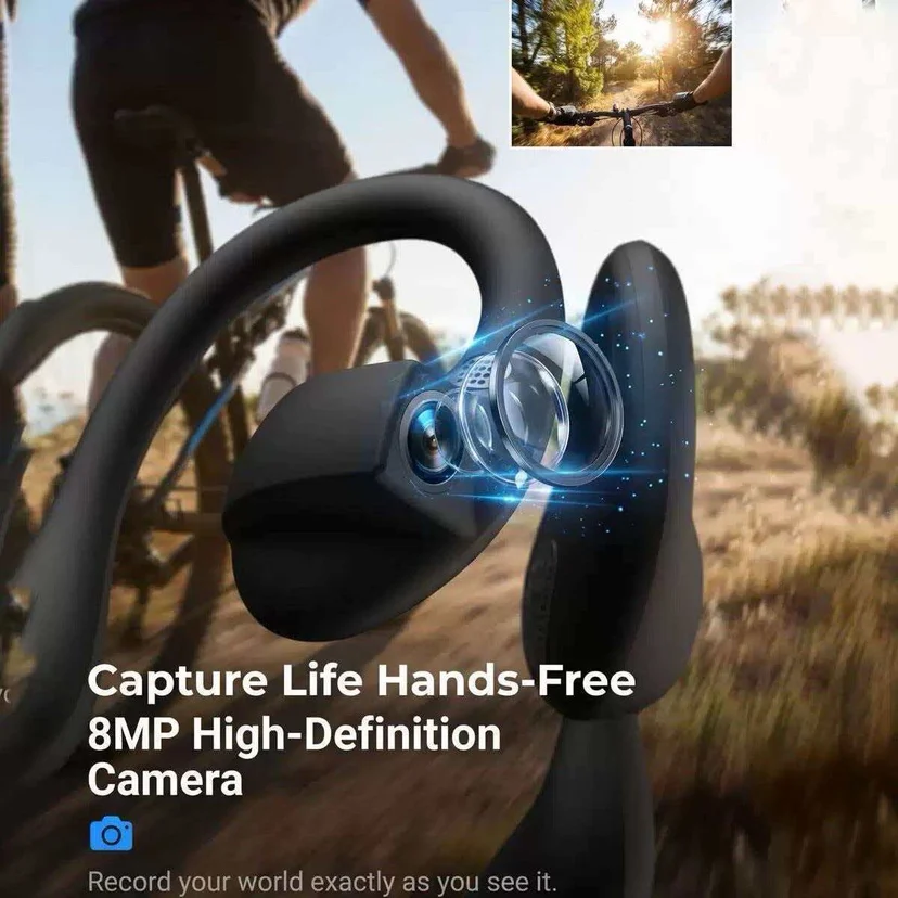 Écouteurs intelligents 4K, cam - Helmet Camera 4K Wifi avis et prix