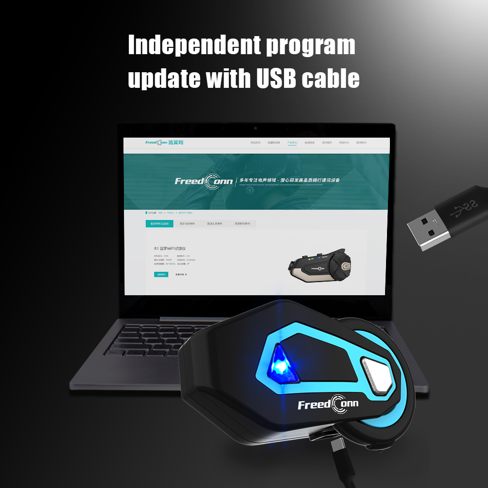 Freedconn-Oreillette Bluetooth - Motorcycle Helmet Intercom 6 Rider avis et prix