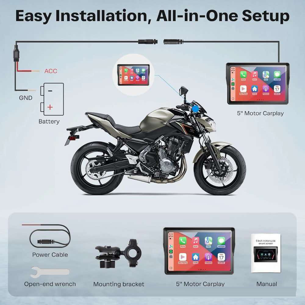 Caméra embarquée sans fil Carp - Motorcycle Gps Navigator Waterproof avis et prix