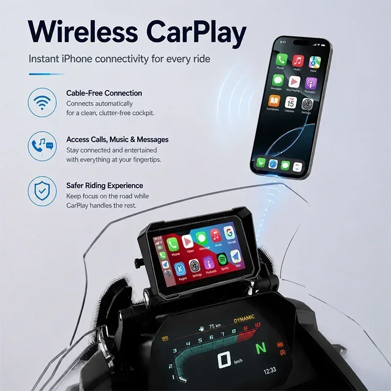 Jansite – moniteur de Moto Por - Motorcycle Gps Navigator Waterproof avis et prix