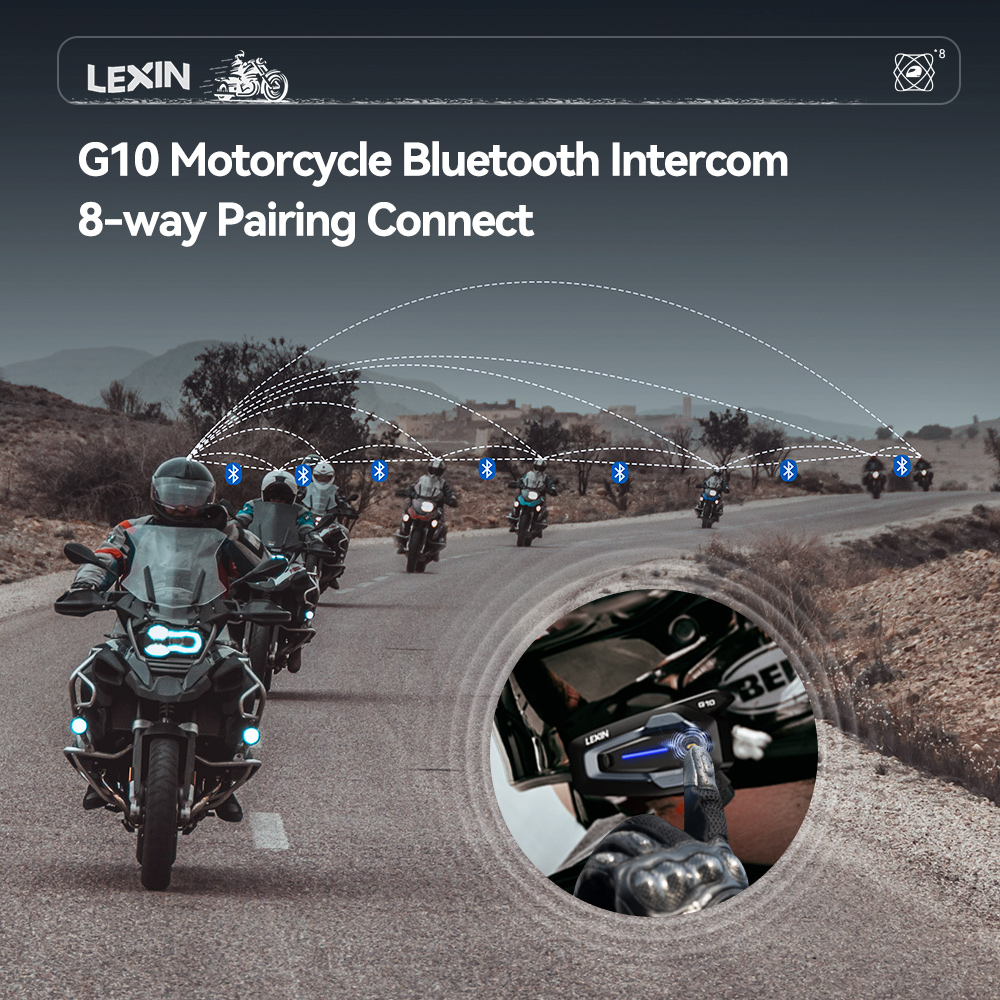 NEW-LEXIN G10 Intercom pour Ca - Motorcycle Intercom With Fm Radio avis et prix