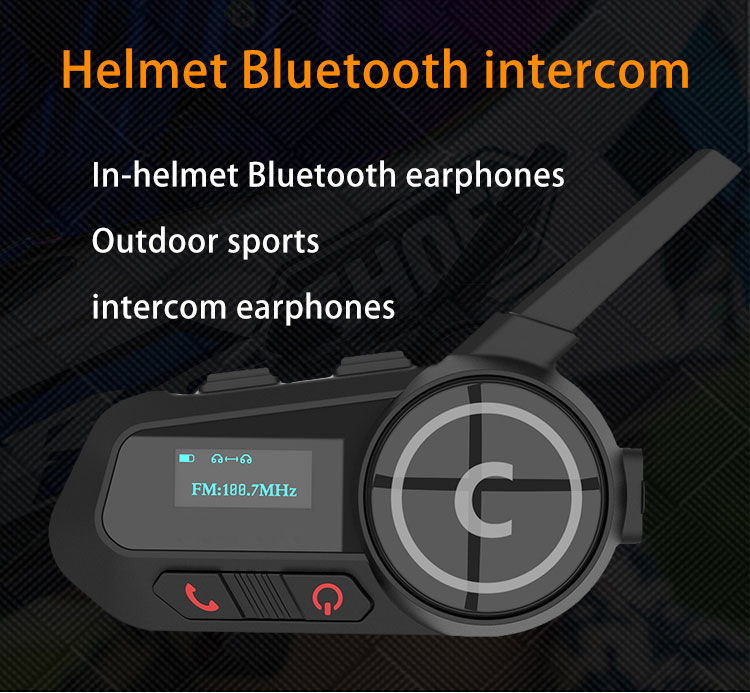Casque intercom pour moto 6 mo - Motorcycle Helmet Intercom 6 Rider avis et prix