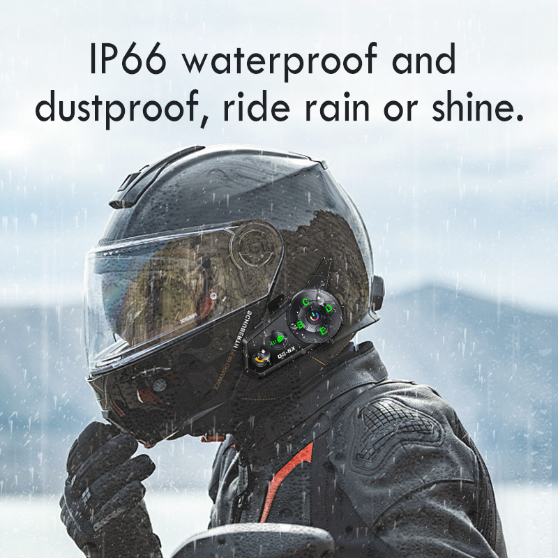 Casque de moto D2-6X Interphon - Motorcycle Helmet Intercom 6 Rider avis et prix