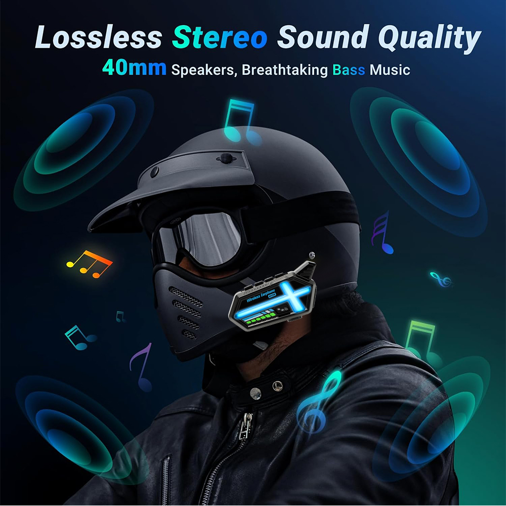 KEBIDUMEI BT26 casque casque h - Bluetooth Headset Helmet 1000M avis et prix