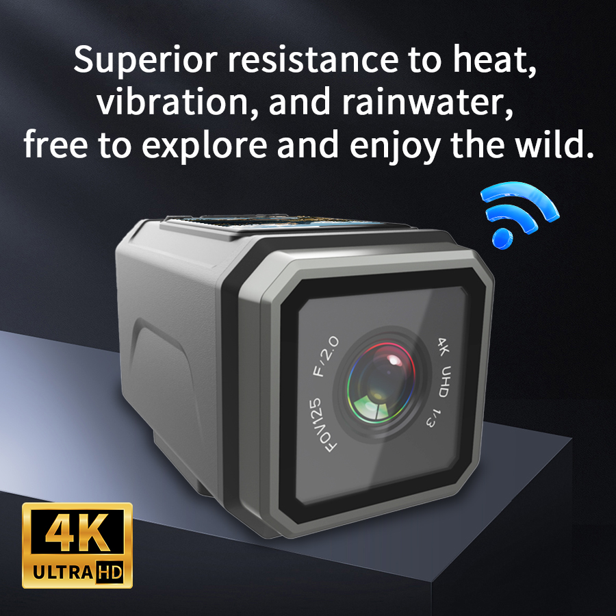 Caméra d'action 4K EIS 125 °   - Helmet Camera 4K Wifi avis et prix