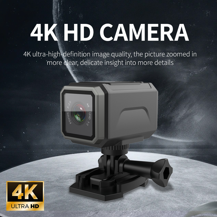 Caméra d'action 4K EIS 125 °   - Helmet Camera 4K Wifi avis et prix