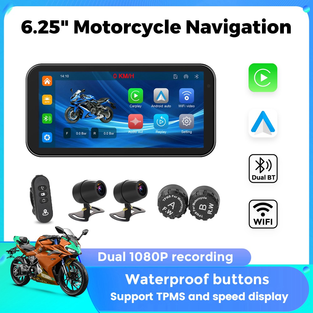 Navigation GPS portable pour m - Motorcycle Gps Navigator Waterproof avis et prix