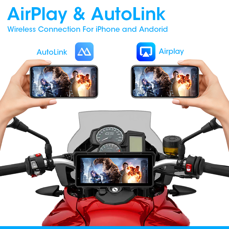 Lecteur multimédia Portable po - Motorcycle Gps Navigator Waterproof avis et prix
