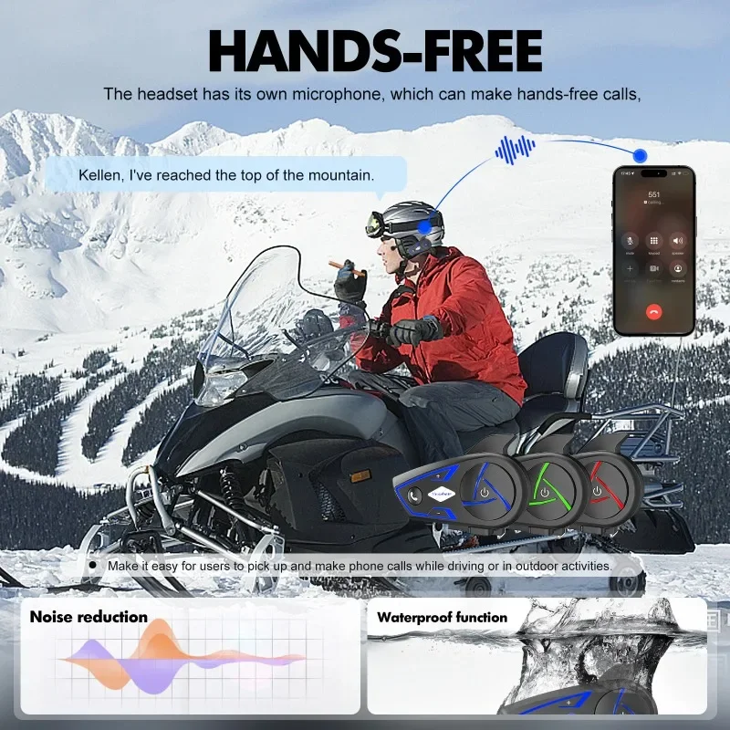 Casque de vélo Houtonsen S3 av - Helmet Bluetooth Headset Waterproof avis et prix
